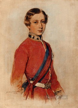 フランツ・クサヴァー・ウィンターハルター Painting - アルバート・エドワード・プリンス・オブ・ウェールズ 1859 王室の肖像画 フランツ・クサーヴァー・ウィンターハルター